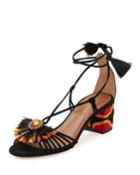 Samba Suede Block-heel
