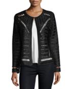 Plus Size Crochet Topper Jacket