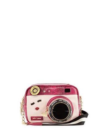 Close Up Camera Crossbody Bag, Fuchsia