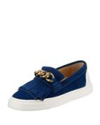 Suede Low-top Chain Kiltie