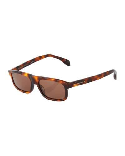Square Havana Sunglasses, Brown