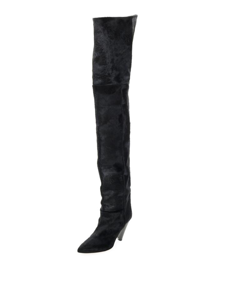 Lostynn Over-the-knee Fur Boot,