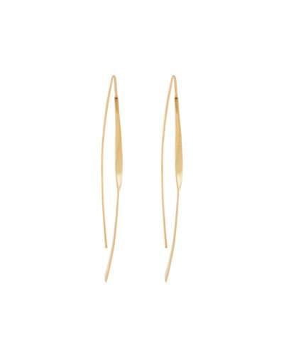14k Small-twist Arch Hoop Earrings
