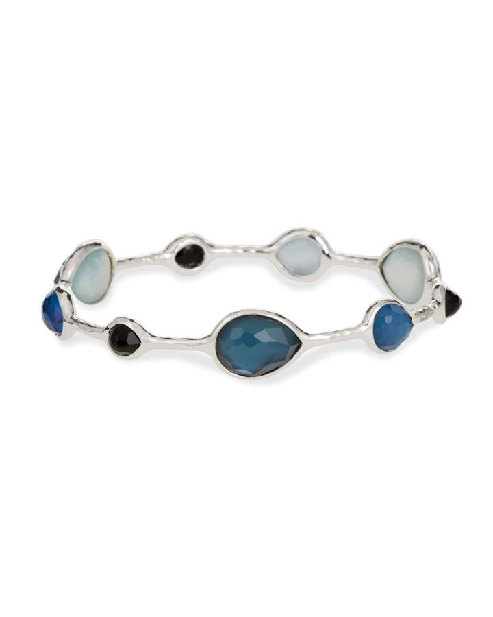 Wonderland Teardrop Bangle In Dusk Indigo