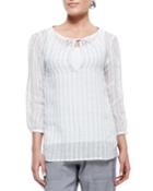 Wmns Windowpane Box Top