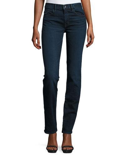 Slim Straight-leg Jeans, Indigo