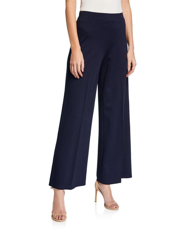 Pull-on Wide-leg Pants