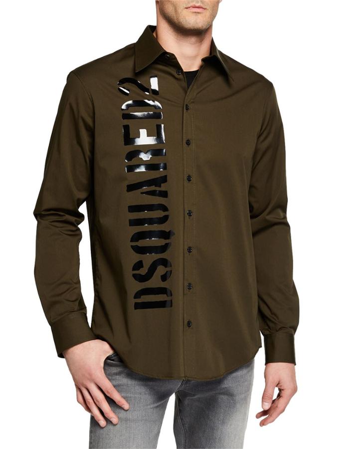 Men's Long Sleeve Graphic Logo