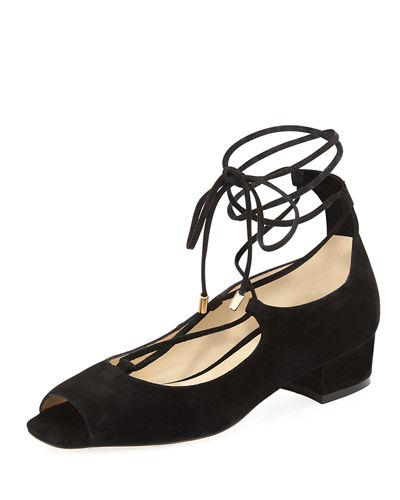 Emmie Lace-up Open-toe
