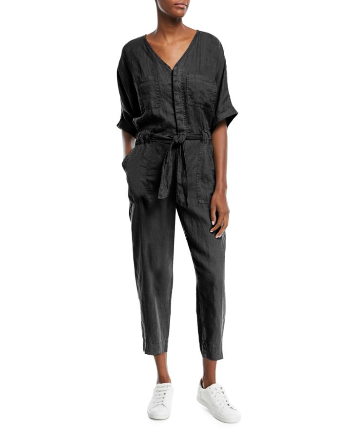 Frodina Elbow-sleeve Straight-leg Jumpsuit