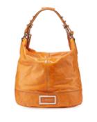 Brushed Leather Bucket Bag