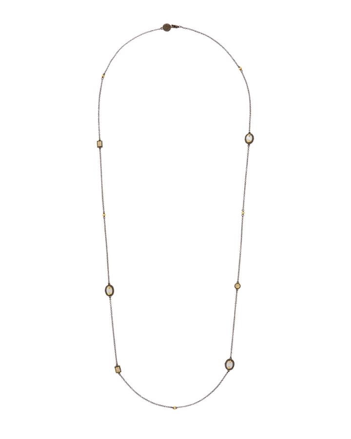 Imperial Mother-of-pearl Station Necklace