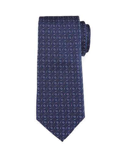 Nvy Wht Txt Tie