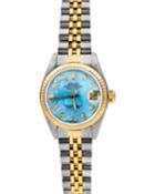 Pre-owned 26mm Oyster Perpetual Datejust Jubilee Watch With 10 Diamonds, Blue