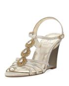 Kristen Metallic Wedge