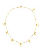 24k Delicate Cluster Station Necklace