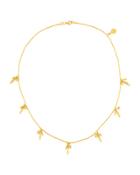 24k Delicate Cluster Station Necklace