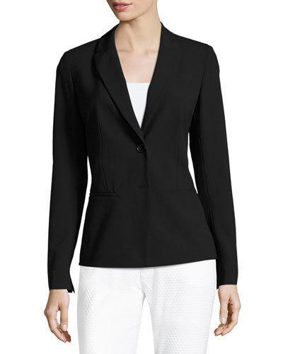 Mabel Two-button Suiting Jacket, Black