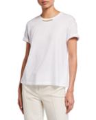 Short-sleeve Monili-trim