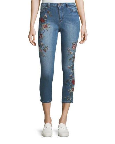 Embroidered Cropped