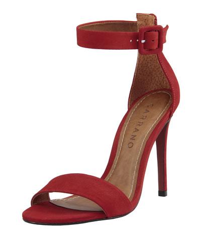Sara Suede 105mm Ankle-wrap