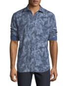 Men's Shaped-fit Plaid Woven