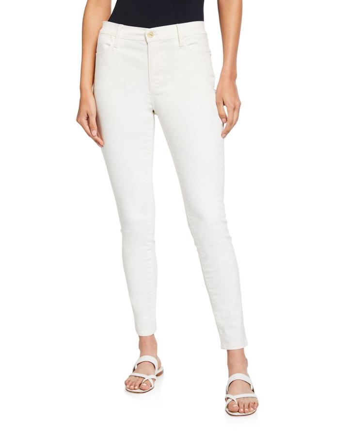 Le High Skinny Coated Jeans