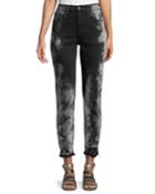 W3 Higher Ground Cropped Jeans W/ Distressed Hem