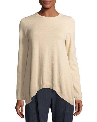 Cashmere Crewneck Trapeze