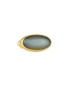 Amulet Hue 24k Gray Moonstone Ring,