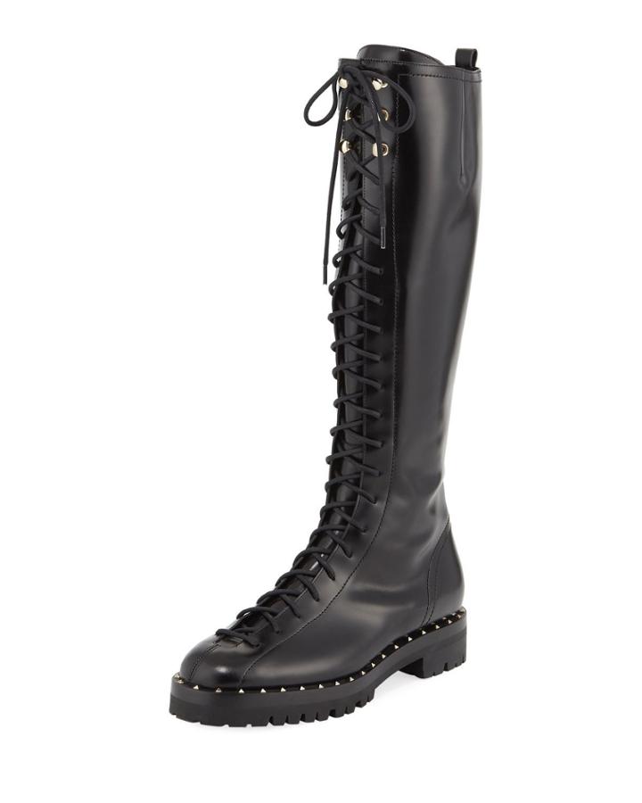 Soulstud Lace-up Leather