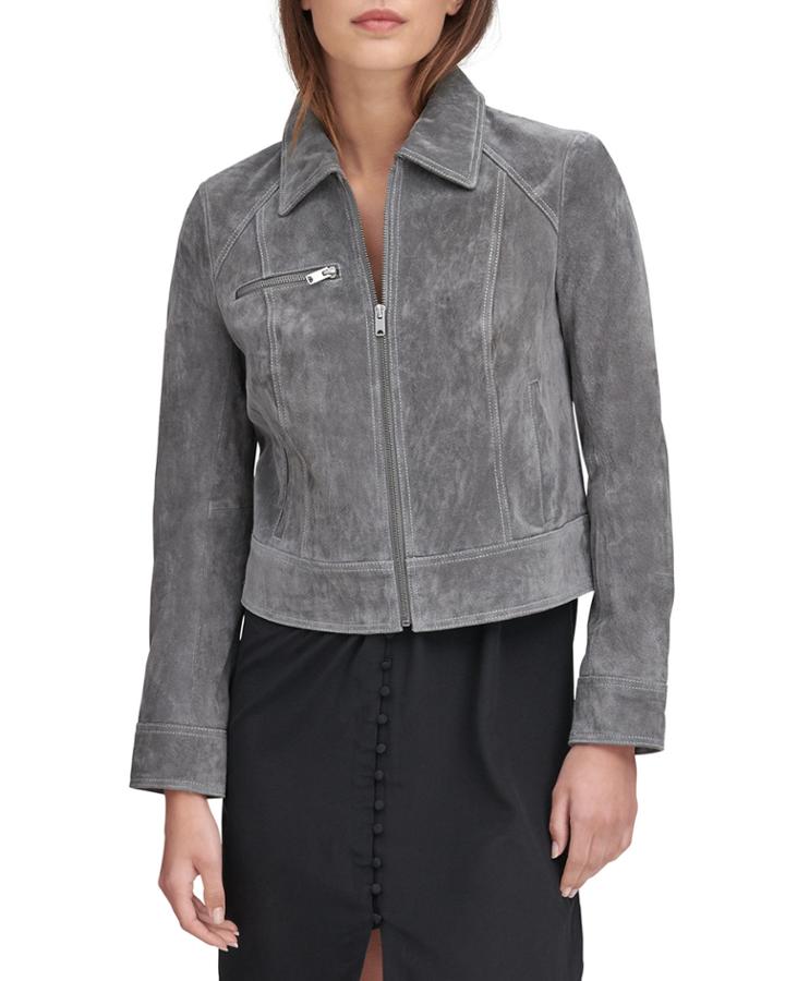 Ripley Suede Trucker Jacket