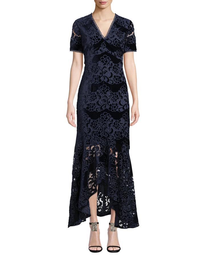 Gile High-low Illusion Gown