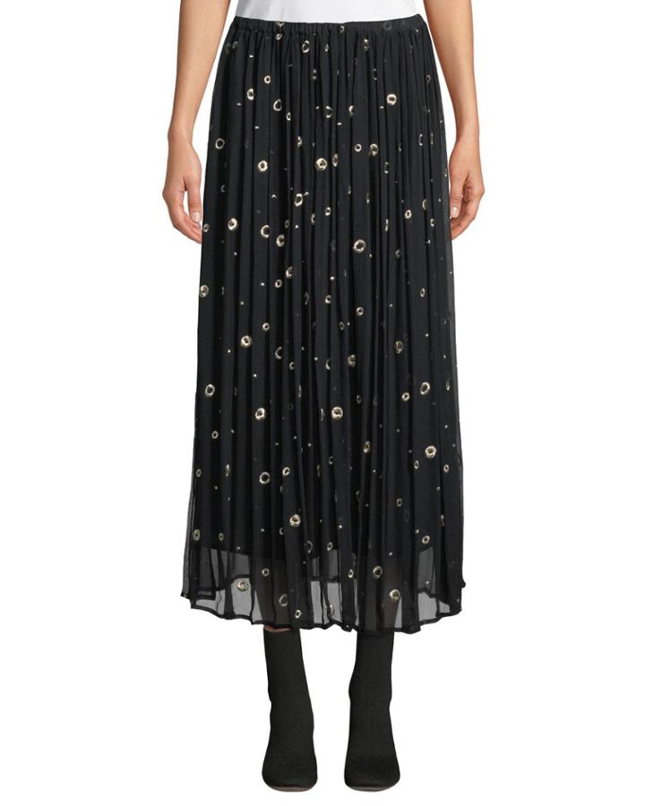 Metallic Embroidered Silk