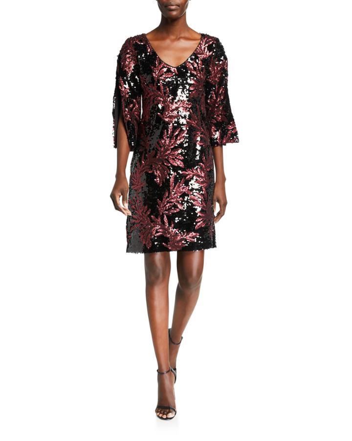 Sequin Slit-sleeve