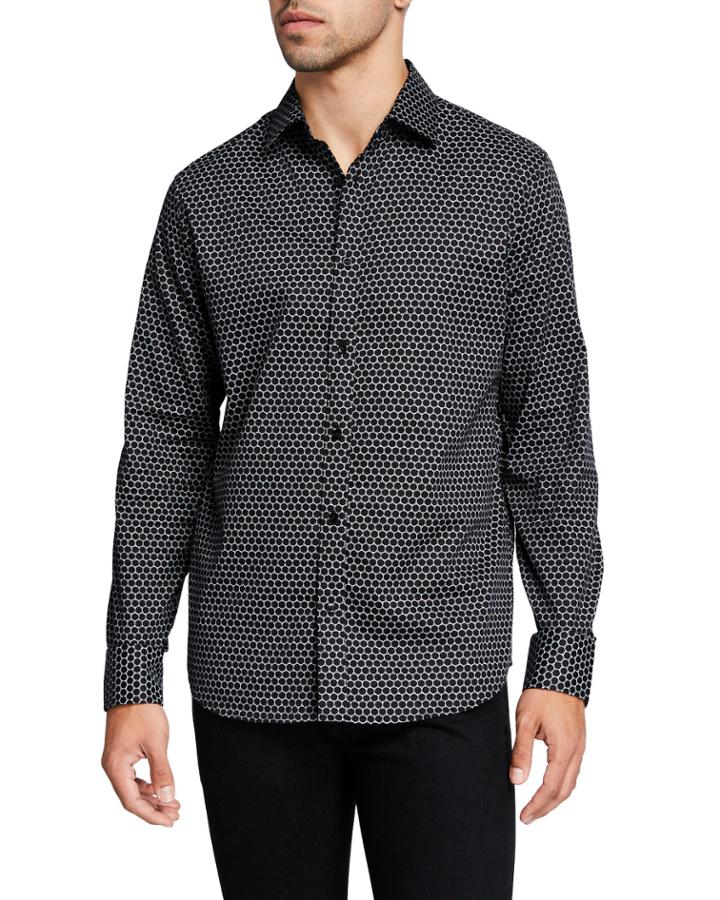 Men's Large Dot Print