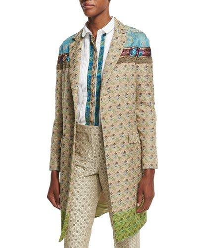Vintage Ombre Tapestry Jacket, Beige