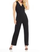 Sleeveless Twist-front Jumpsuit