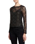 Vivian Floral Metallic Top W/ Cami