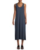 Scoop-neck Racerback Sleeveless Knit Dress