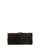 Embroidered Minaudiere Clutch Bag
