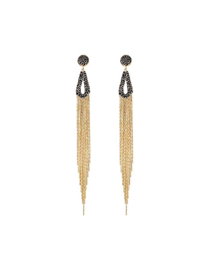 Luxe Liquid Fringe Earrings