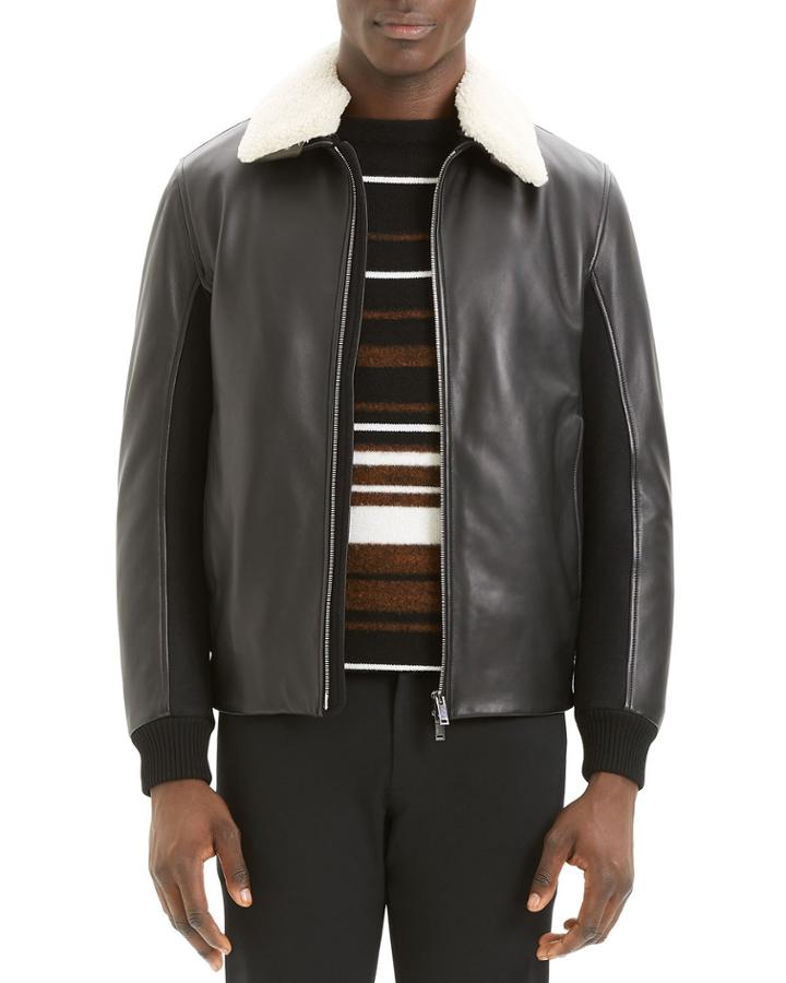 Men's Tyler Casse Lamb Leather & Shearling Jacket