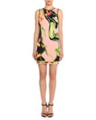 Water-lily Print Sleeveless