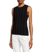 Stretch Tank With Fringe Detailing