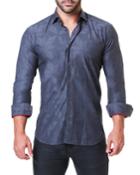 Men's Shaped-fit Fibonacci Dimension Gray Print