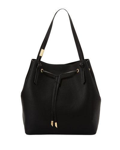 Wildheart Large Faux-leather Drawstring Tote Bag