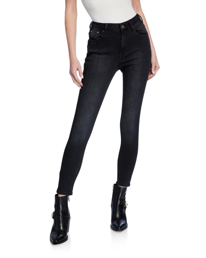 High-waist Freebird Ii Faded Jeans