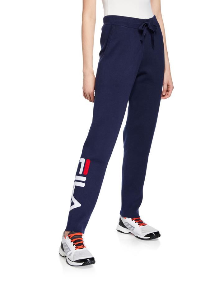Amira High-waisted Logo Jogger Pants