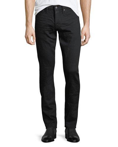 Slim-leg Jeans, Black